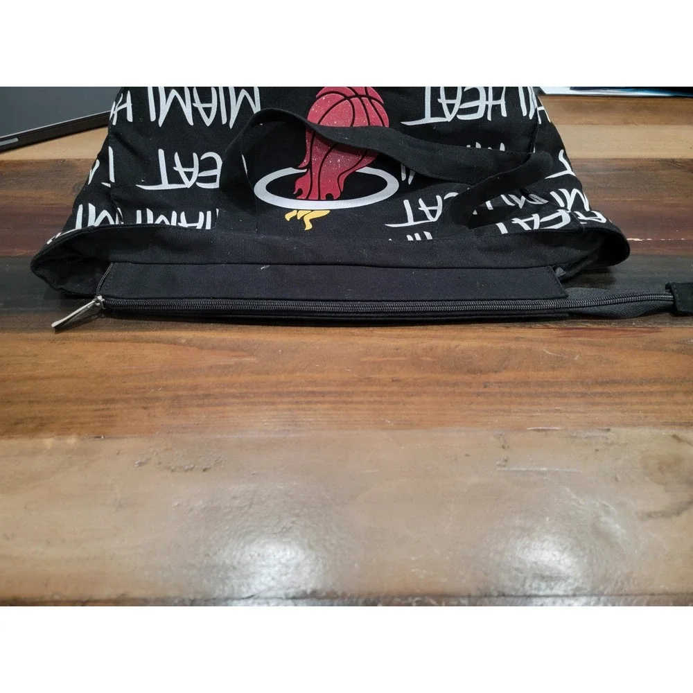 Miami Heat Robin Ruth Cross Body Handbag Hobo Tote Purse Black And White